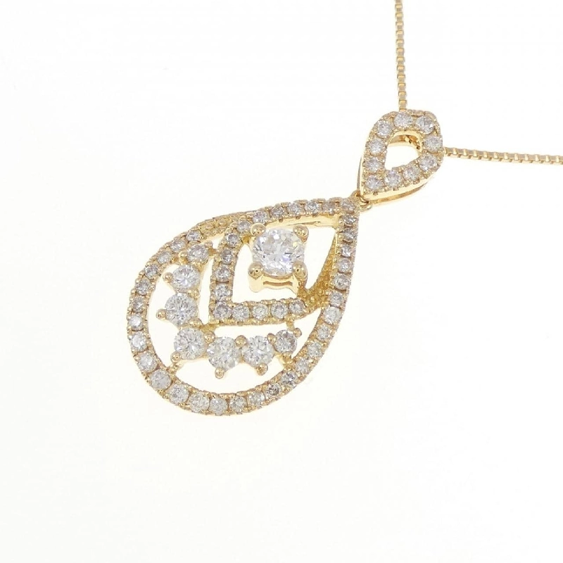 K18YG Dây chuyền kim cương 0.50CT - Hàng hiệu Chính hãng 863780