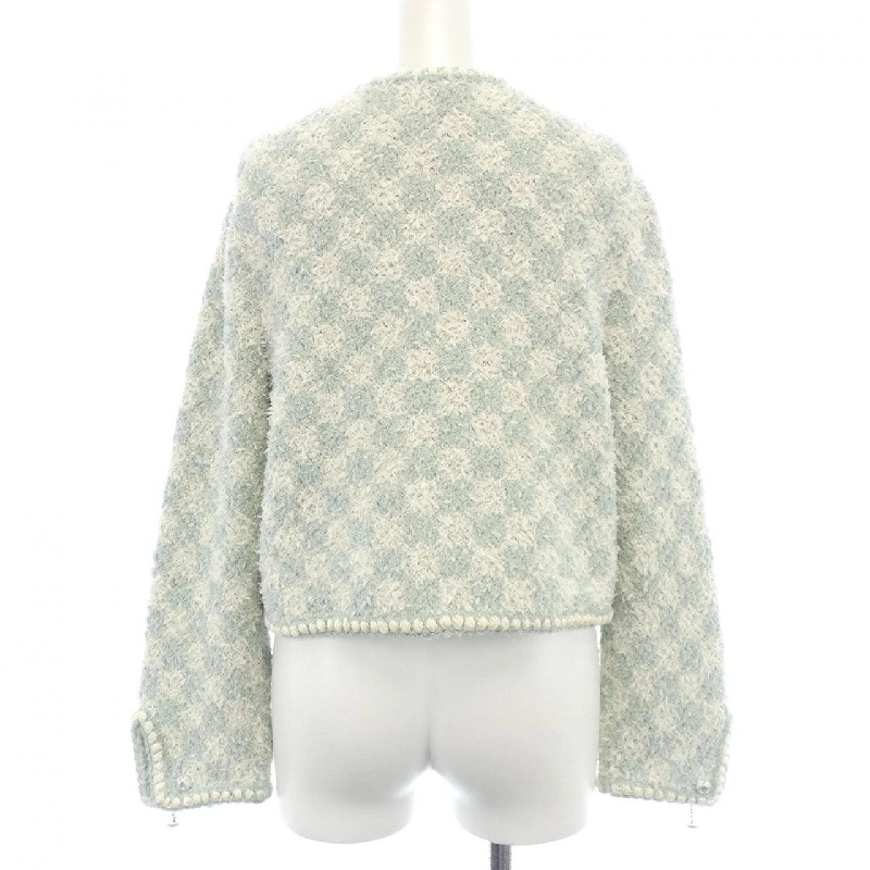 【Mã giảm giá】Áo khoác không cổ CHANEL 643366