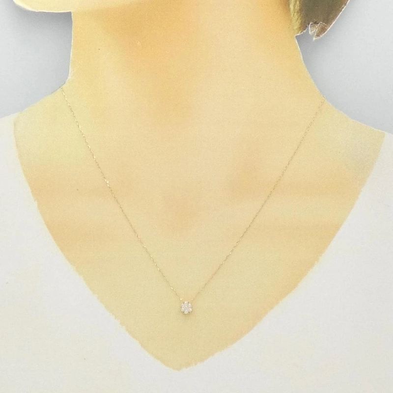 K18YG Dây chuyền kim cương 0.15CT - Hàng hiệu Chính hãng 861534