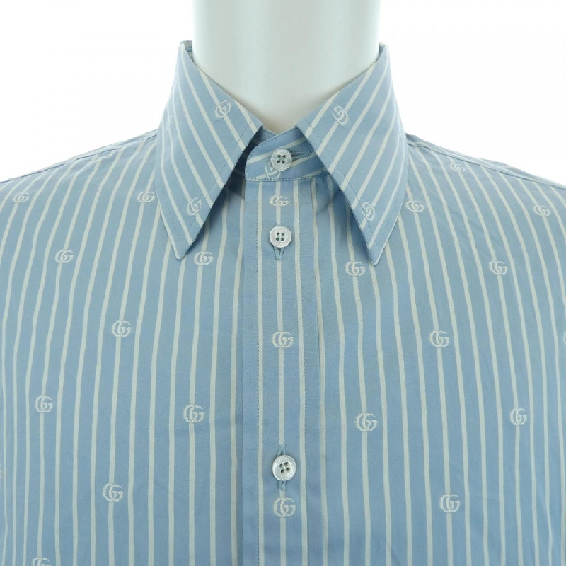 Gucci GUCCI Áo sơ mi cotton GG Stripe Fil Coupe 625888 ZAFXS - Hàng hiệu Chính hãng 896657