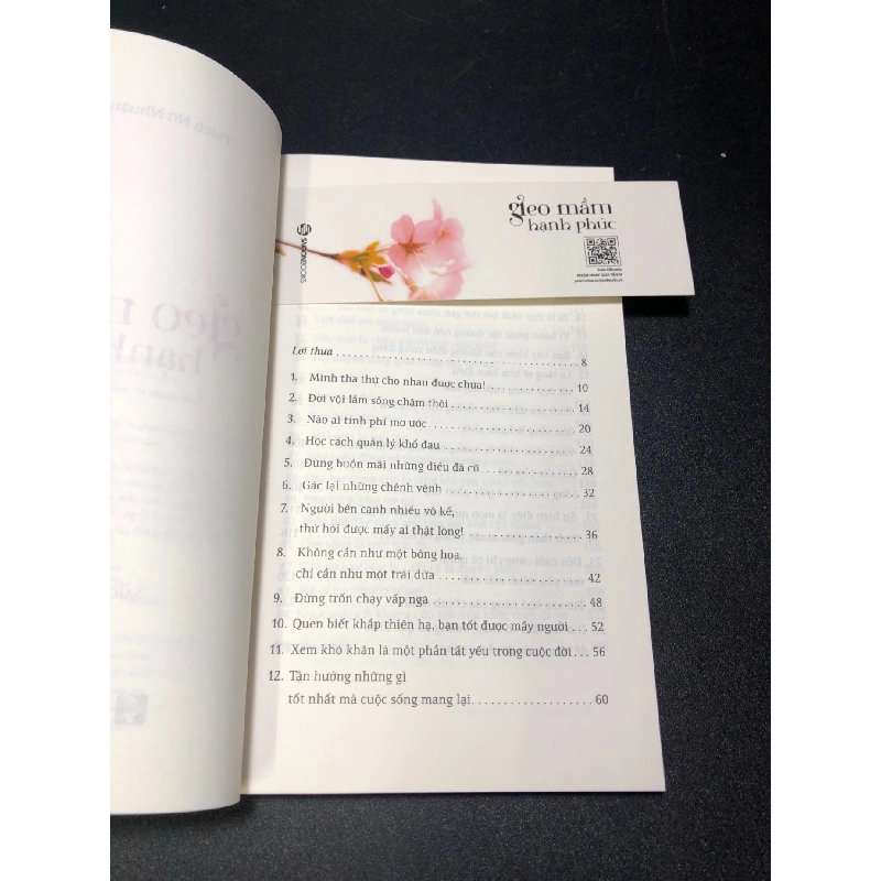 Gieo mầm hạnh phúc 2019 Thích Nữ Nhuận Bình mới 85% bẩn HCM1311 912402