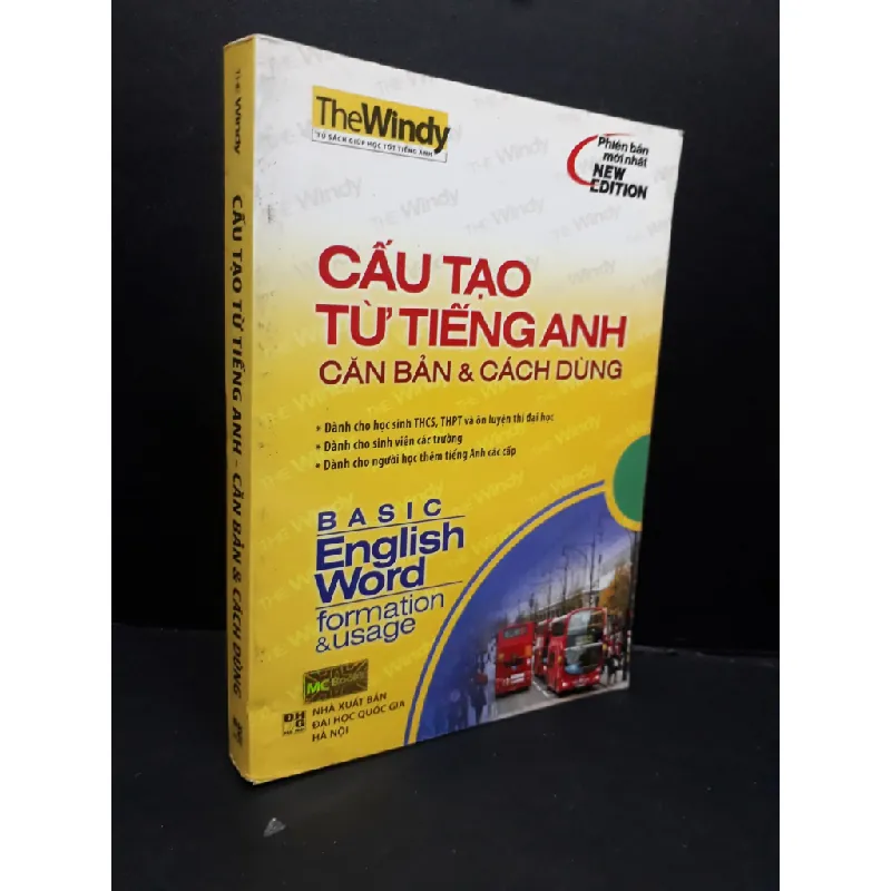 [Sách Cũ SCGR] Cấu tạo từ tiếng Anh - Căn bản & cách dùng mới 80% ố bẩn gấp góc 2012 HCM2809 GIÁO TRÌNH, CHUYÊN MÔN 684676