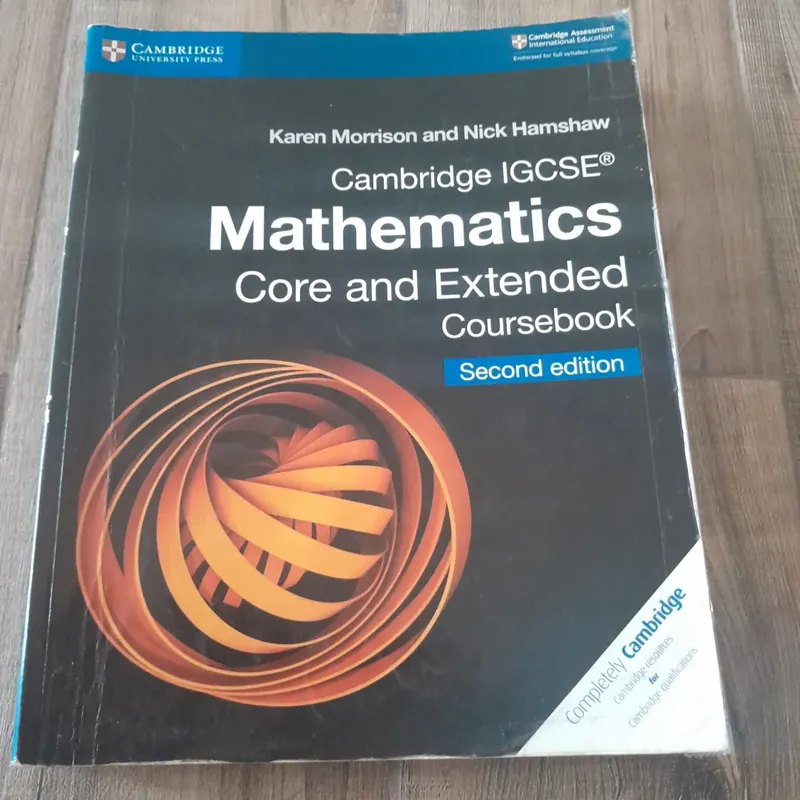 Giáo khoa toán tiếng Anh Cambridge IGCSE Maths Core and Ext. Coursebook. 2nd 605072