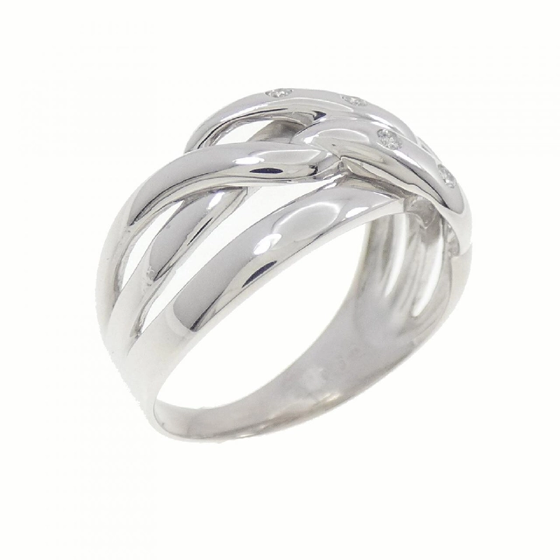 Nhẫn kim cương K18WG 0.04CT 672770