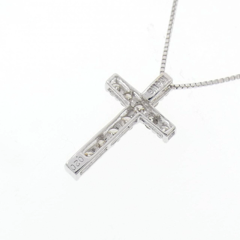 K14WG/K10WG Dây chuyền kim cương 0.20CT - Hàng hiệu Chính hãng 858694