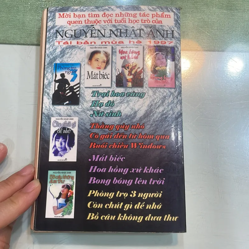 Trại hoa vàng - nguyễn nhật ánh - nxb Trẻ 1997 in lần thứ 4  1026418