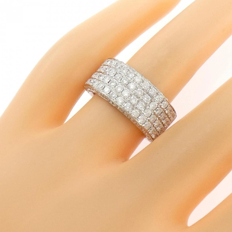 Nhẫn kim cương Pavé K18WG 2.00CT - Hàng hiệu Chính hãng 850209