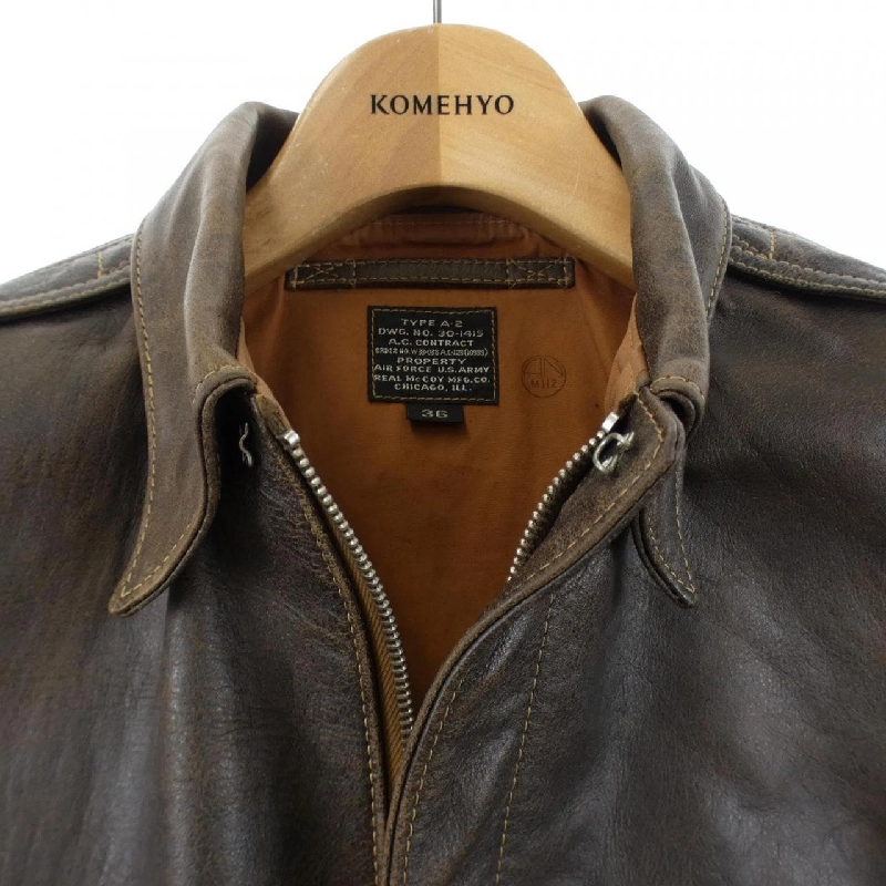 REAL McCOYS 20th Aniv. Áo khoác da - Hàng hiệu Authentic 892734