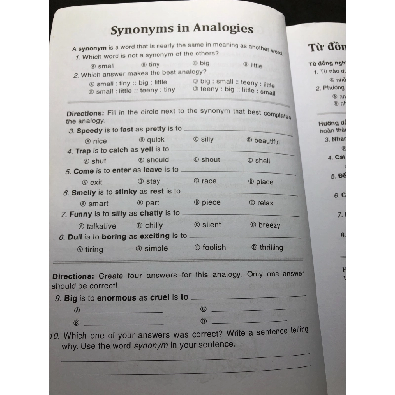 Analogies for critical thinking 2 2018 mới 80% bẩn nhẹ HPB0709 HỌC NGOẠI NGỮ 272274