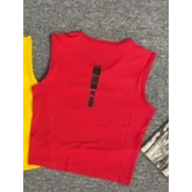 Combo 2 Áo Croptop thể thao Yoga, Zumba, Gym (Màu xanh lá & đỏ - size L) 333999