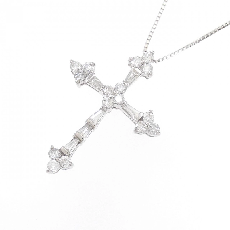 Dây chuyền kim cương K18WG - 1.00CT - Hàng hiệu Chính hãng 860180