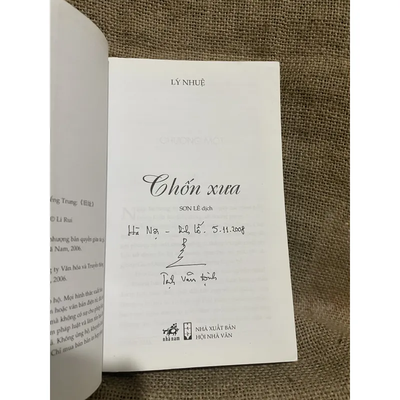 Văn học Trung Quốc đương đại - chốn xưa - Lý Nhuệ  716939