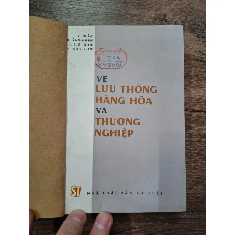 Về Lưu Thông Hàng Hóa Và Thương Nghiệp - Mác, Ăng-ghen, Lê-nin, Xta-lin 709664