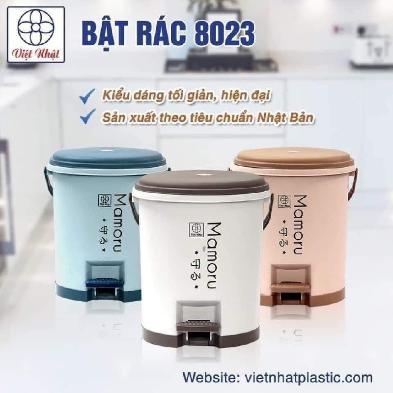 Thùng rác tròn Việt Nhật dung tích 5L, 10L  58542