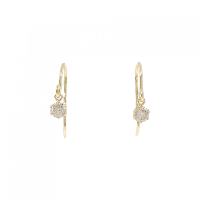 K18YG Bông tai kim cương 0.15CT - Hàng hiệu Chính hãng 870605