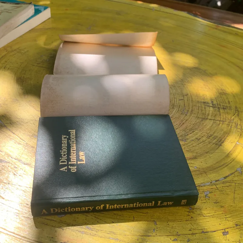 A DICTIONARY OF INTERNATIONAL LAW- TỪ ĐIỂN LUẬT PHÁP QUỐC TẾ 737847