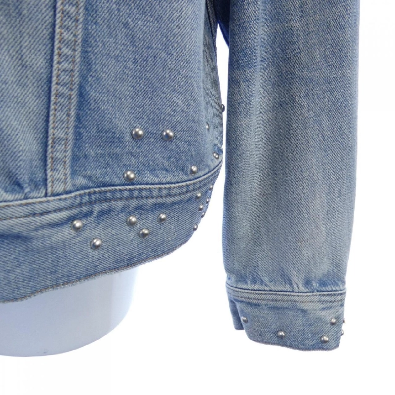 Jacket denim studded CELINE 2Q245646M thời kỳ Eddie - Hàng hiệu Authentic 892853