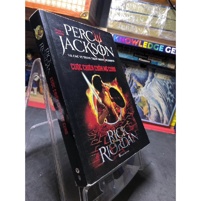 Percy Jackson và các vị thần trên đỉnh Olympus Cuộc chiến chốn mê cung phần 4 series 2015 mới 85% bẩn nhẹ bụng sách Rick Riordan HPB0407 VĂN HỌC 178909