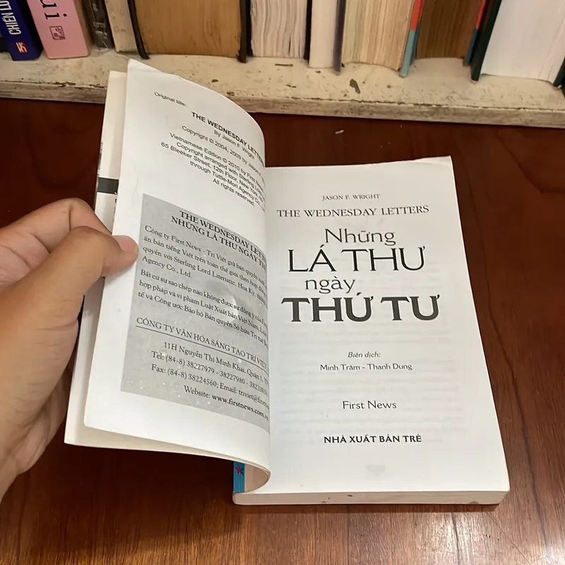 II Tựa sách: Những Lá Thư Ngày Thứ Tư - JASON F. WRIGHT - 2011 576372