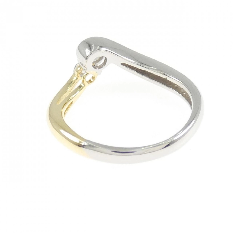 Nhẫn kim cương K18YG/PT900 0.16CT - Hàng hiệu Chính hãng 854566