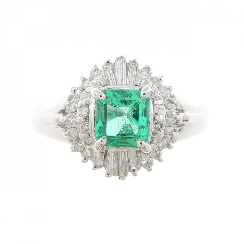 Nhẫn Emerald PT900 0.39CT 667425