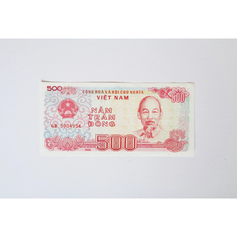 Tờ tiền 500 đồng xưa (GD 5904954) 377503