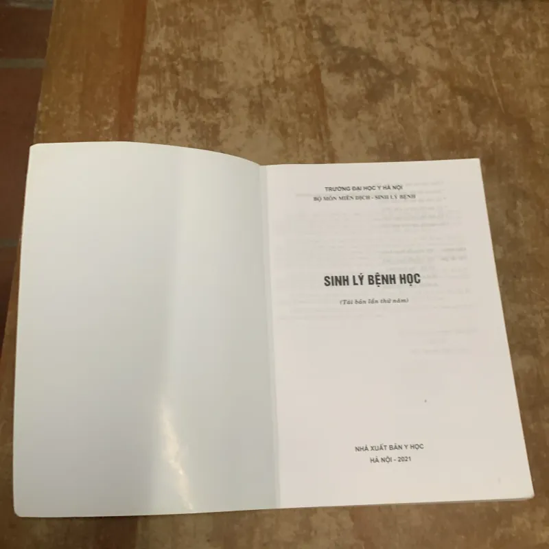 SINH LÝ BỆNH HỌC - trường đại học Y HÀ NỘI 786886