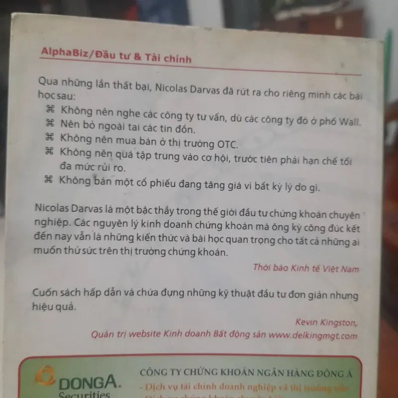 Nicolas Darvas - TÔI ĐÃ KIẾM 2.000.000 đô la từ Thị Trường Chứng Khoán như thế nào? 697553