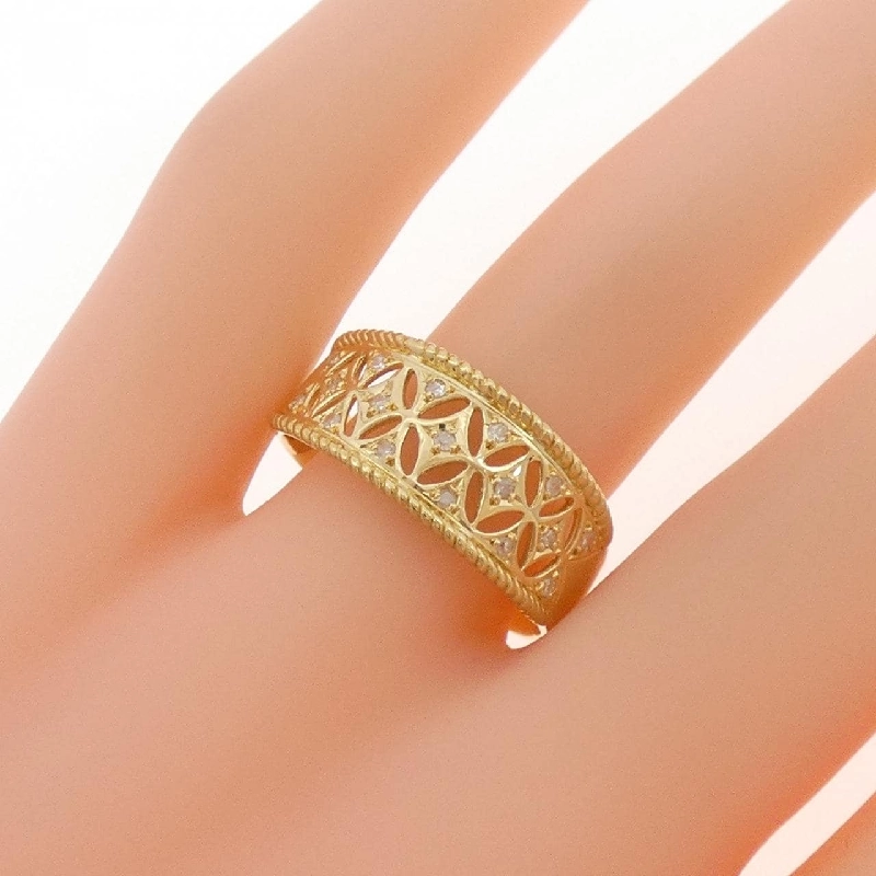 Nhẫn kim cương K18YG - Hàng hiệu Authentic 848432