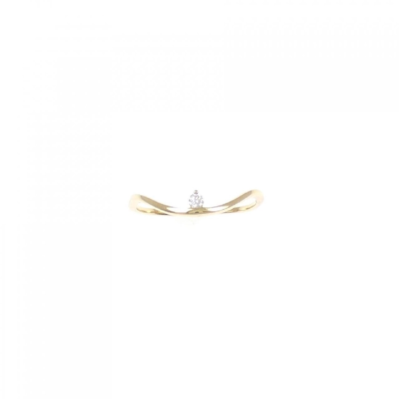 【Remake】Nhẫn kim cương K18YG 0.03CT 673654