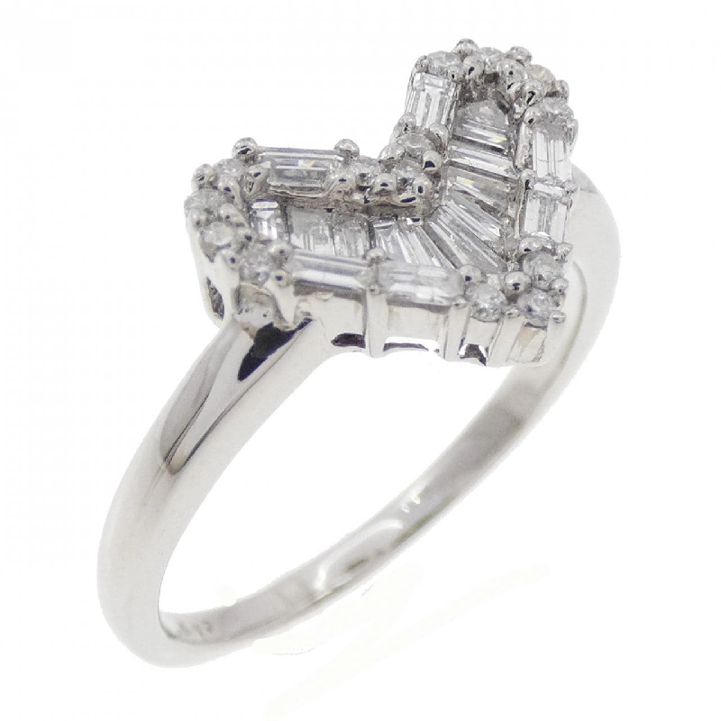 Nhẫn kim cương hình trái tim K18WG 0.40CT 669048