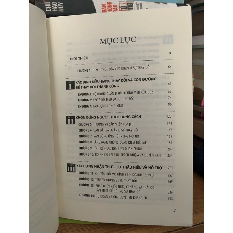 Quản lí quy trình và con người để thay đổi thành công -Hảo Thuỵ dịch 787681