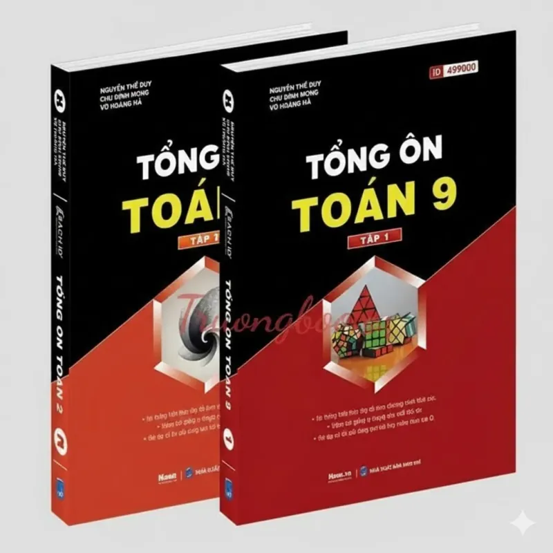 Sách 2026-Tổng Ôn Toán 9 Tập 1+2 792797