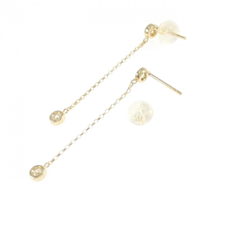 K18YG Bông tai kim cương 0.20CT - Hàng hiệu Chính hãng 864872