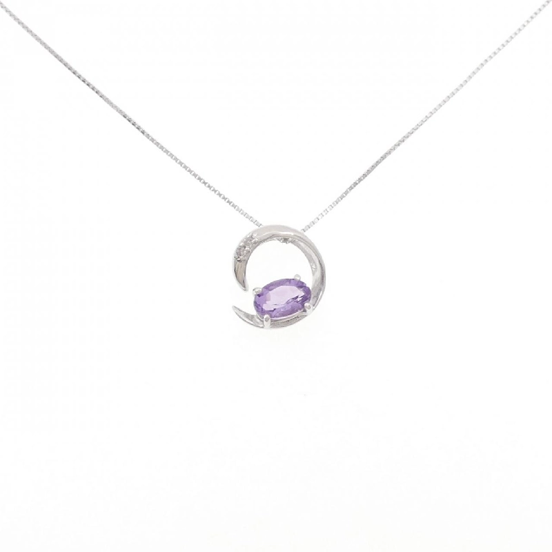 K14WG Đá Amethyst Dây Chuyền - Hàng hiệu Chính hãng 859561