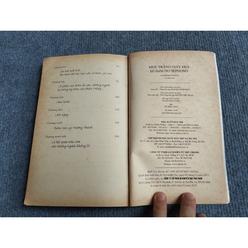 MỰC TRẮNG GIẤY ĐEN - A.DIETRICH 552747