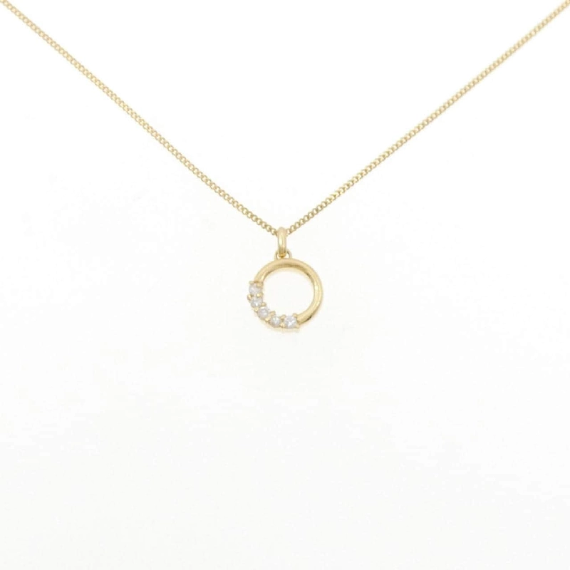 Dây chuyền kim cương K18YG 0.10CT - Hàng hiệu Chính hãng 858595