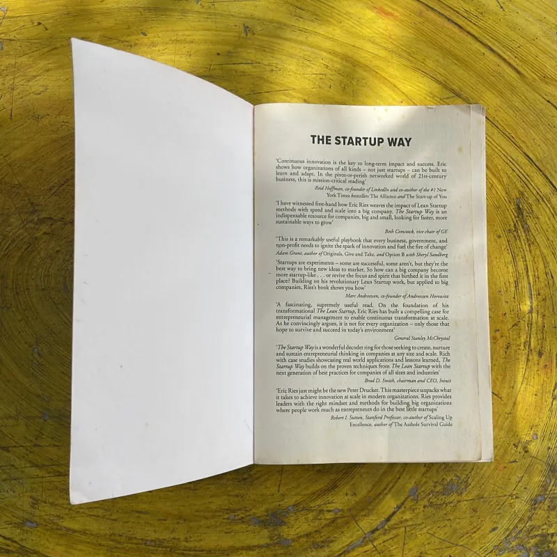 THE STARTUP WAY - ERIC RIES 998174