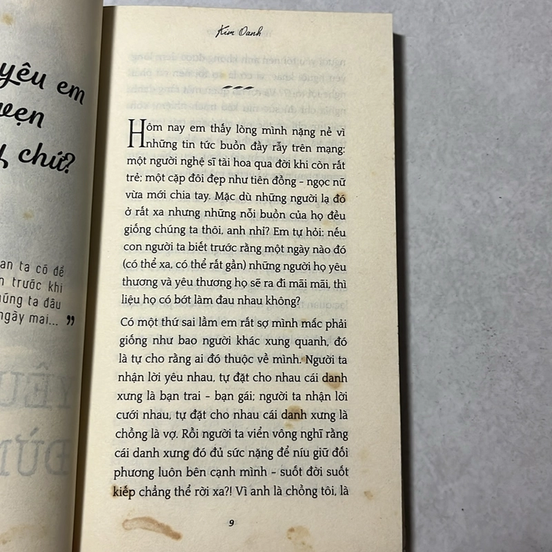 Yêu đi đừng sợ - Kim Oanh 515578