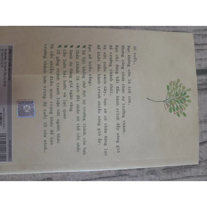 20 tuổi trở thành người biết nói giỏi làm. Alpha Books biên soạn 590144