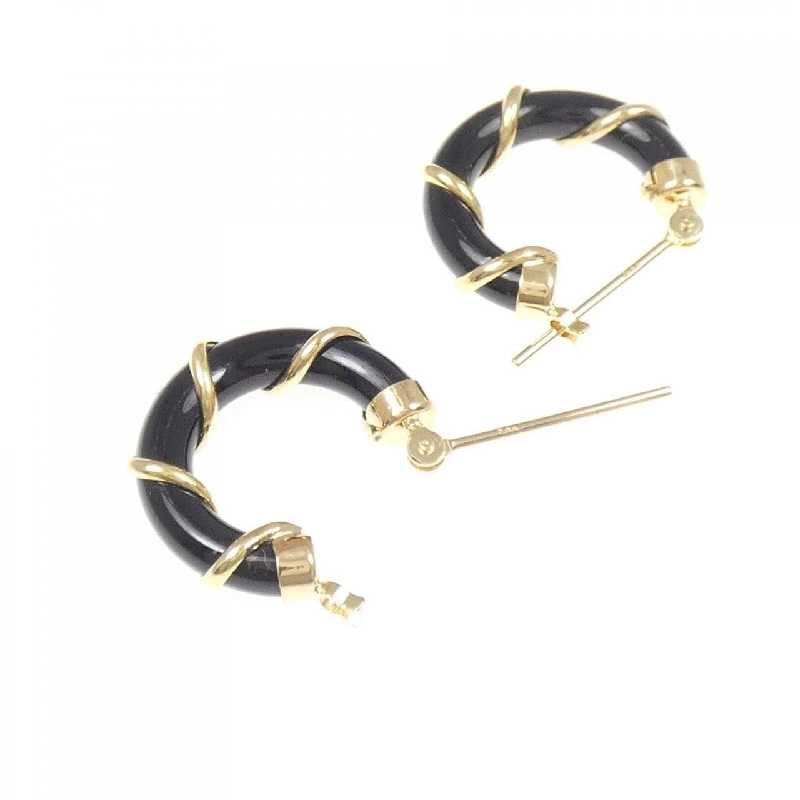 K18YG Onyx Bông tai - Hàng hiệu Chính hãng 868902