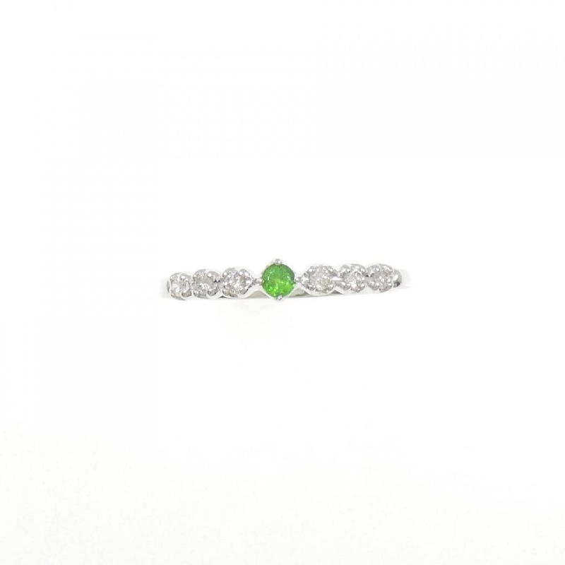 Nhẫn Đá Garnet Demantoid K18WG 0.07CT - Hàng hiệu Chính hãng 852287