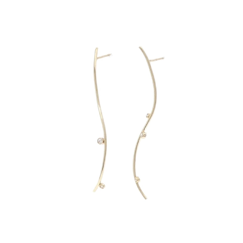 Bông tai cubic zirconia 4゜C 665423