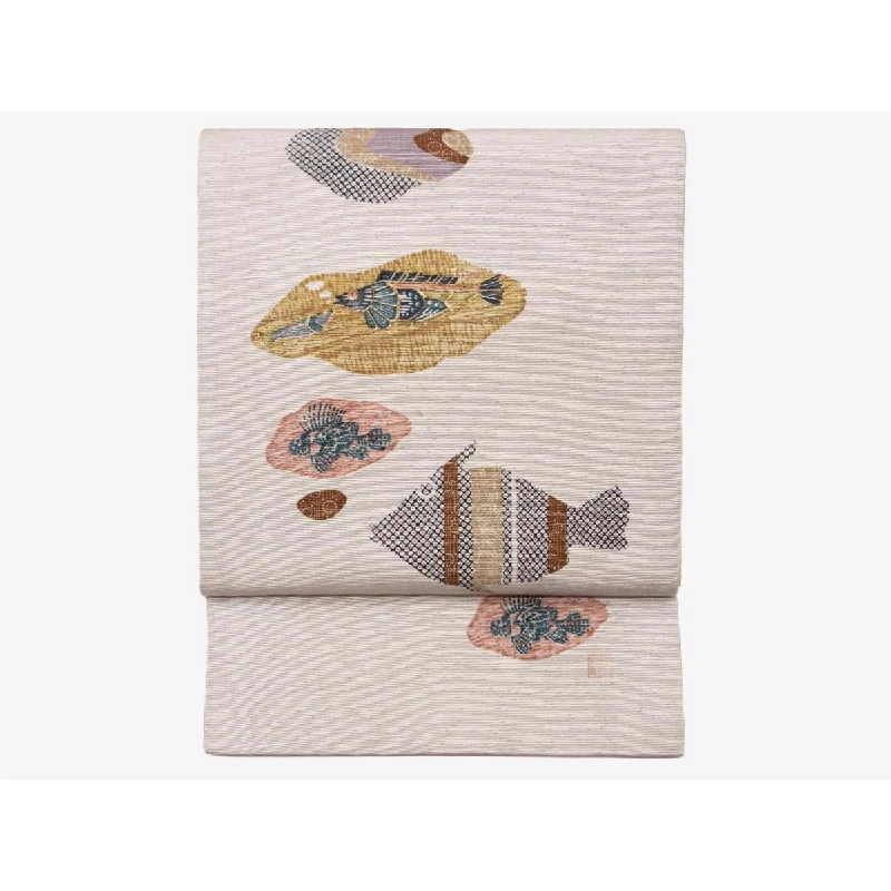 Đai obi nhuộm tơ tằm - Hàng hiệu Authentic 872441