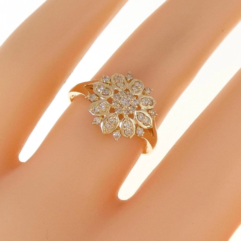 Nhẫn kim cương K18YG 0.20CT 673331