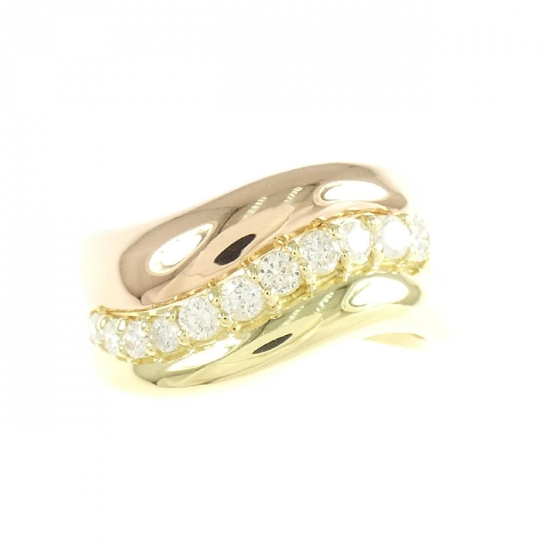 Nhẫn kim cương K18YG/K18PG 0.33CT 671408