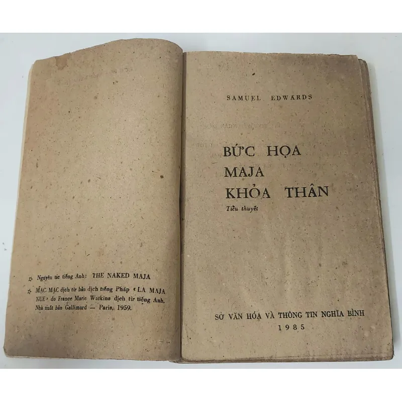 BỨC HỌA MAJA KHỎA THÂN - Tác giả: Samuel Edwards 716955