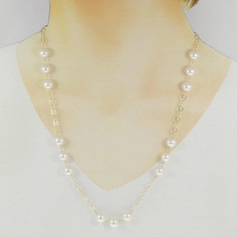 K18YG Ngọc trai Akoya Dây chuyền - Hàng hiệu Chính hãng 857562