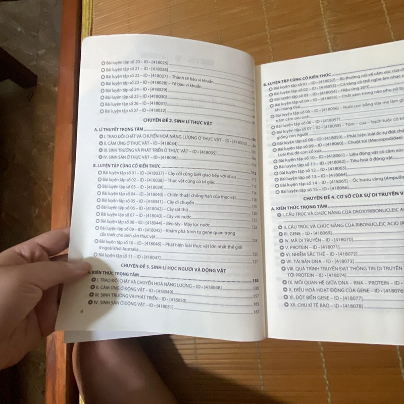 Tổng ôn phần tư duy khoa học và giải quyết vấn để môn sinh học kỳ thi TSA 447189