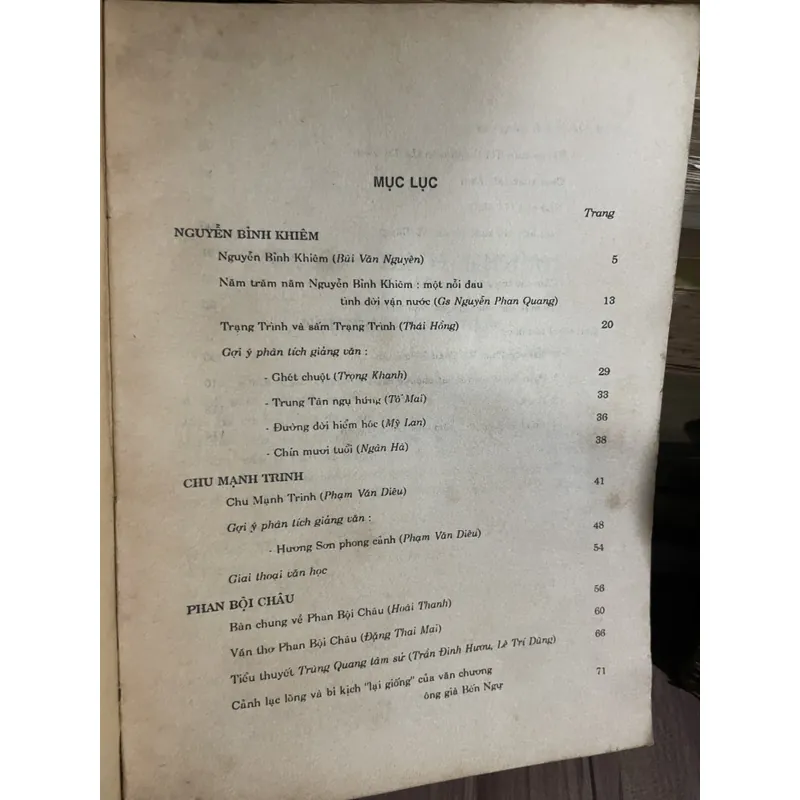 Nguyễn bỉnh khiêm - chu mạnh Trinh-  Phan bội châu  737722